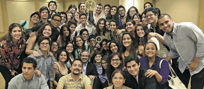 La Universidad Casa Grande (UCG) de Guayaquil se alzó por quinta ocasión con el Gran Cóndor de Oro Estudiantil y un Cóndor de Oro. Foto: Cortesía Universidad Casa Grande