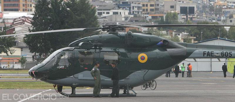 En el 2009 se presentaron los helicópteros Dhruv. Foto: Archivo