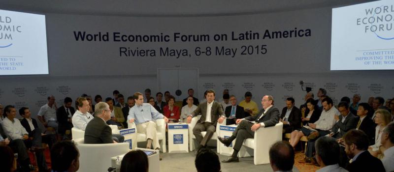 Foro Económico Mundial  Latinoamérica se llevó a cabo desde el 6 de mayo en México. Foto: AFP