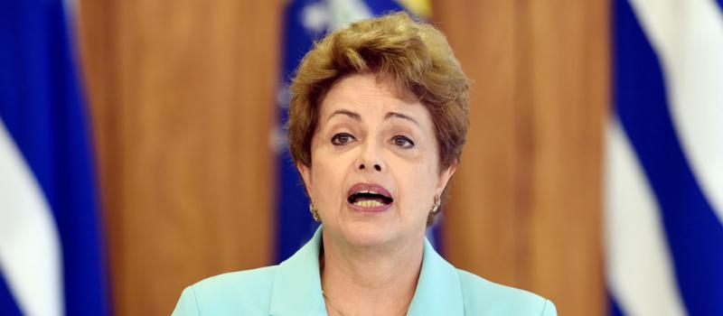 La presidenta Dilma Rousseff visitá méxico el 25 y 26 de mayo de 2015. Foto: AFP