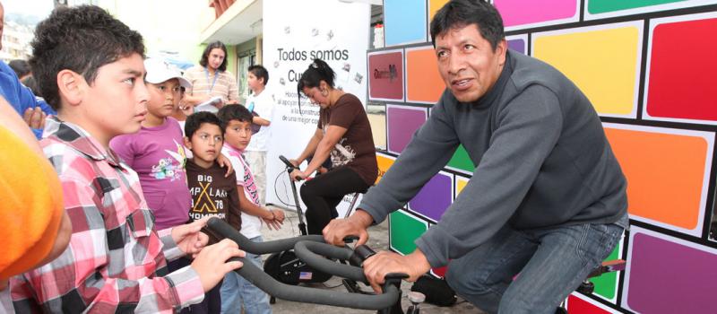 La comunidad participa del programa Buena vecindad Cumbayo desde 2012. Foto: Archivo/El Comercio