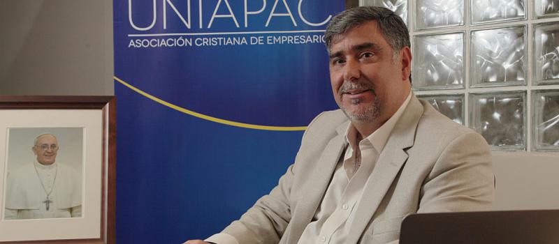 Entrevista a Francisco Jarrín, Presidente de la Asociación Cristiana de Empresarios. Foto: Enrique Pesantes/ LIDERES.