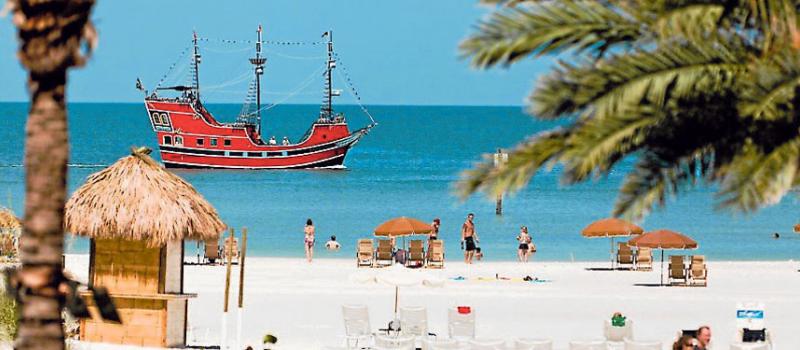 St. Pete-Clearwater tiene 35 millas de playa donde se puede realizar paseos en barco. Foto: Cortesía VisitStPeteClearwater.com.