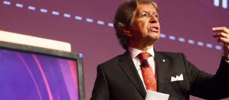Arturo García Rosa, presidente fundador del SAHIC, asistió a la ceremonia de inauguración de la Conferencia Sudamericana de Inversiones en Hoteles y Turismo. Foto: EFE