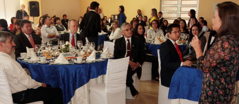 El evento contó con la presencia de 90 asistentes, entre estudiantes del centro del CEC, y empresarios del sector público y privado. Foto: Paúl Rivas/ LÍDERES.