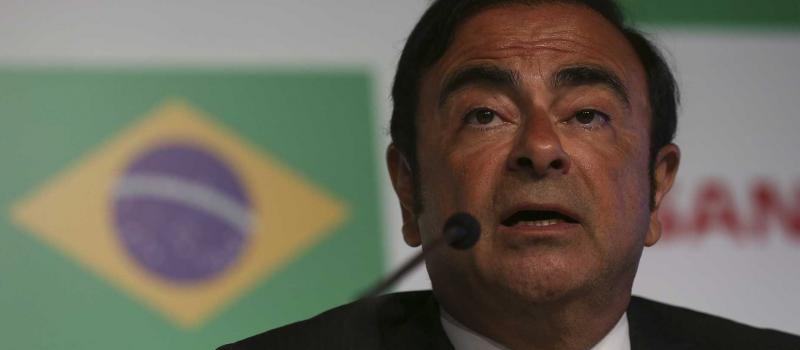 El presidente mundial de Nissan, Carlos Ghosn, anunció en una rueda de prensa que la empresa comenzará a producir este año en Brasil el Kicks, un nuevo modelo cuya producción será global. EFE