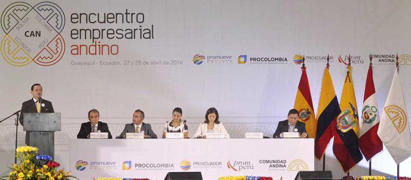 100 empresarios ecuatorianos exhibirán sus productos. Foto: Comunidad Andina de Naciones
