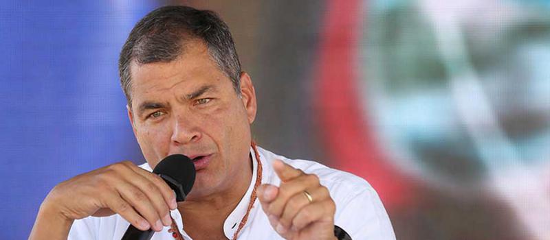 El presidente Rafael Correa se mostró “optimista” sobre una recuperación para el segundo semestre del año. Foto: Flickr de la Presidencia