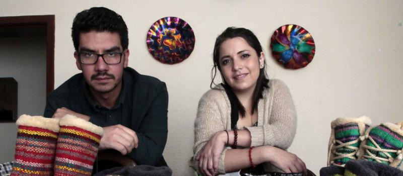Paúl Dávila y Michelle Pérez, compañeros desde el Colegio Rudolf Steiner,  son los fundadores de Capivara. Foto: Patricio Terán / LÍDERES
