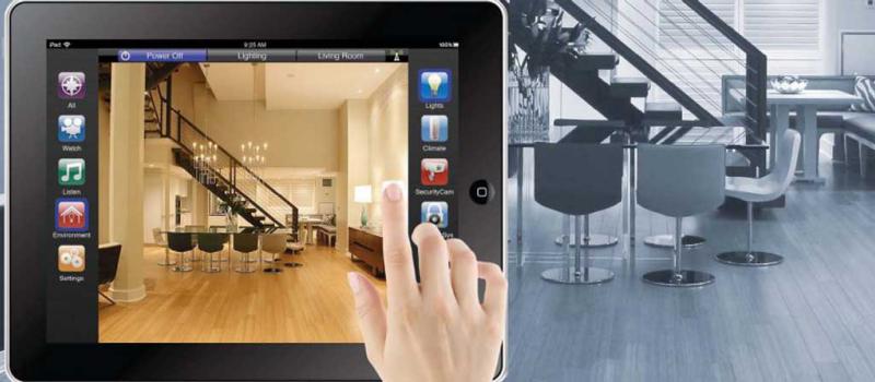 La automatización del hogar o de oficinas se controla a través de pantallas táctiles. Foto: Referencial