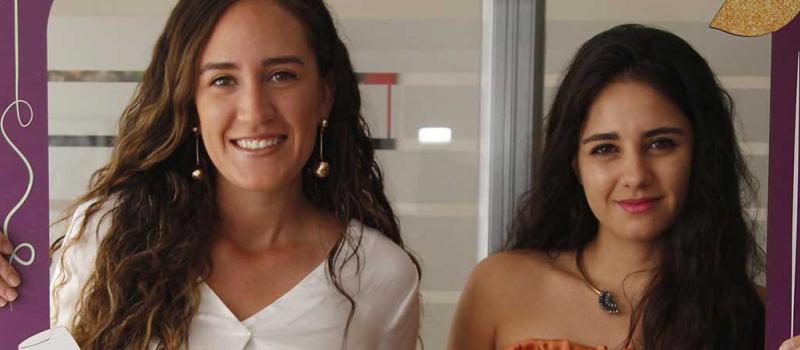 Andrea Borja y Natalia Callejas son las creadoras de Fleira. Este negocio cuenta con un portafolio de 150 productos diferentes. Foto: Galo Paguay / LÍDERES