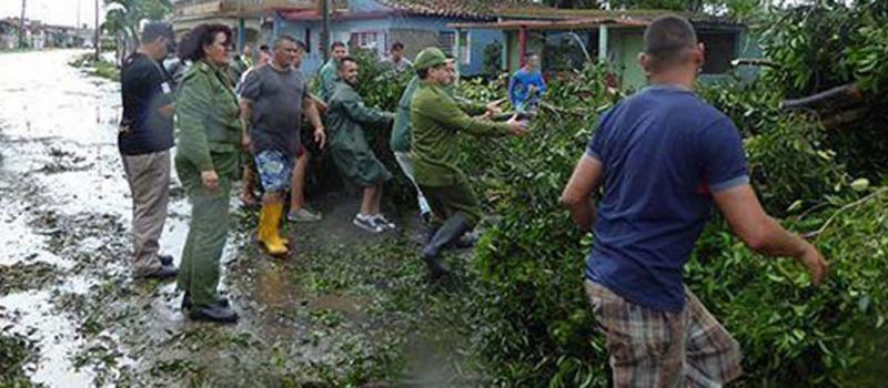Varias zonas agrícolas de Cuba fueron afectados por el huracán Irma; hay un plan de recuperación en marcha por las autoridades de la isla. Foto: Twitter Granma