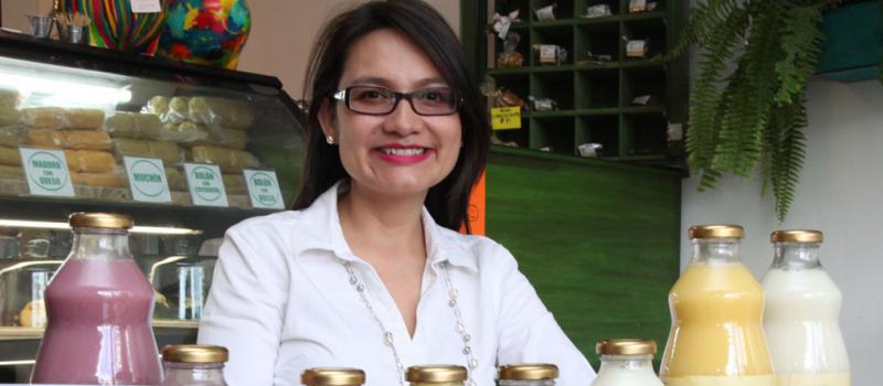 María del Pilar Mora, de 37 años, es una de las propietarias de AlimentArte, empresa que cobija a Tarwi. Foto: Pavel Calahorrano / LÍDERES