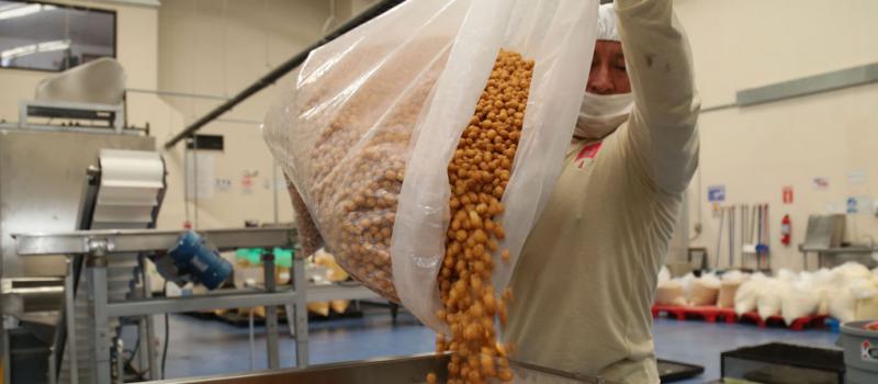 Cereales Andinos es una empresa ecuatoriana que elabora productos a base de quinua. Sus directivos reconocen que el consumo local se incrementa poco a poco. Foto: Diego Pallero / LÍDERES