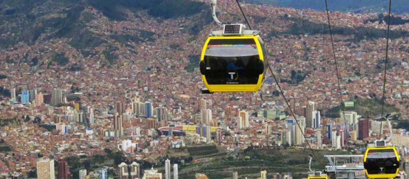 Las cinco líneas de teleféricos que actualmente funcionan en La Paz y El Alto se constituyen en el sistema urbano de transporte por cable más alto del mundo