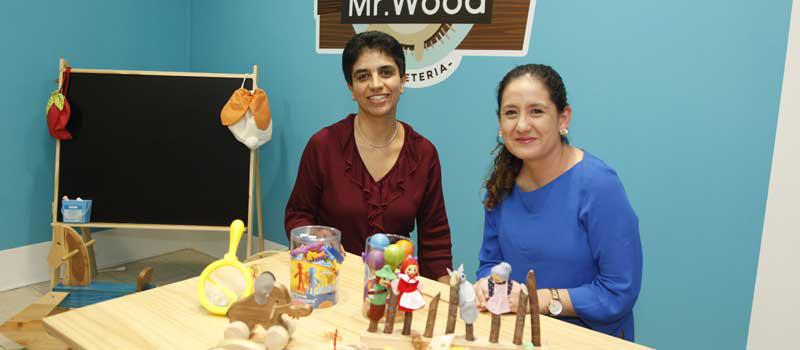 Consuelo Naranjo y Adriana Ponce fundaron Mr. Wood. La iniciativa se promociona en redes sociales. Foto: Galo Paguay  / LÍDERES