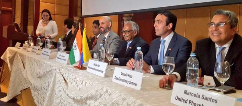 El Trade Promotion Event, organizado por la Embajada de la India, se realizó en Guayaquil el pasado 21 de marzo del 2018. Foto: Tomada del Twitter de la Cámara de Comercio de Guayaquil