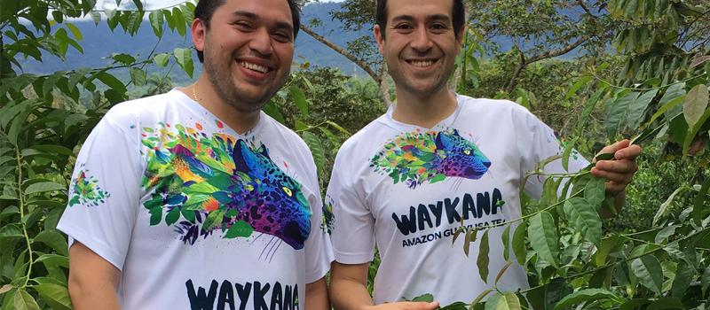 Juan David Gómez y Demetrio Santander son los fundadores de Waykana. Ellos trabajan con comunidades de la Amazonía.