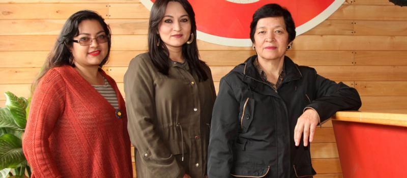 Verónica, María Gabriela y María del Carmen Murillo continúan con la tradición que les heredó Hugo Murillo y lideran el negocio.