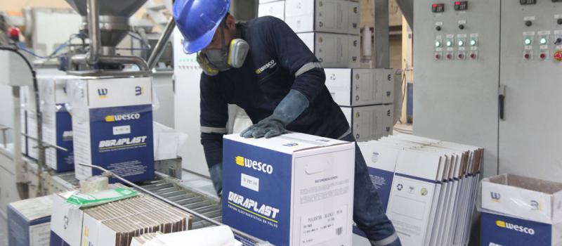 La empresa Wesco elabora 22 líneas de productos, que se distribuyen  por Pintulac y Kywi.