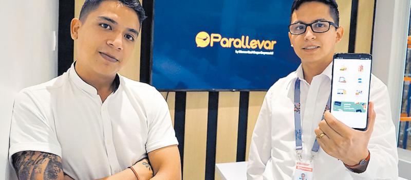 Carlos Zabala y Stalin Hernández son los creadores de la aplicación Parallevar, lanzada en noviembre del 2017.