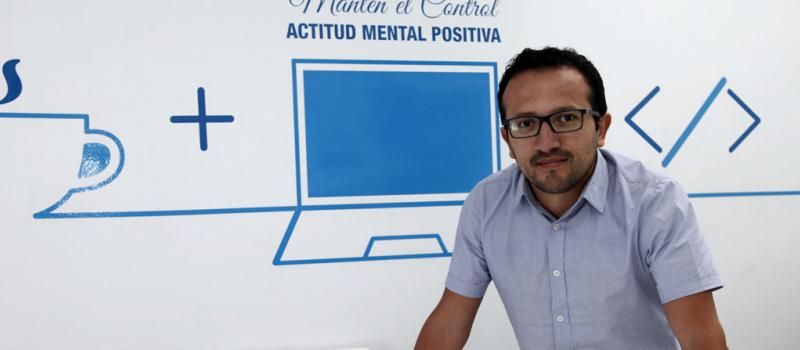 Sebastian Mármol fundó MobilVendor en 2012. Foto: Patricio Terán / LÍDERES