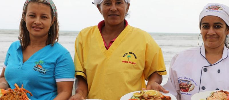 El Festival de la langosta,  que se realizó en Briceño ,convocó a más de 10 chefs del cantón San Vicente.