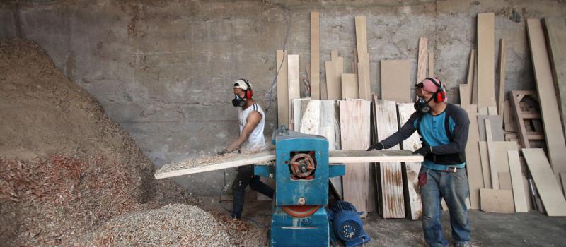 En el sector de La Forestal, en el sur de Quito,se encuentra el taller de producción de muebles. USD 475 000  suman las últimas inversiones. Foto: Julio Estrella / LÍDERES