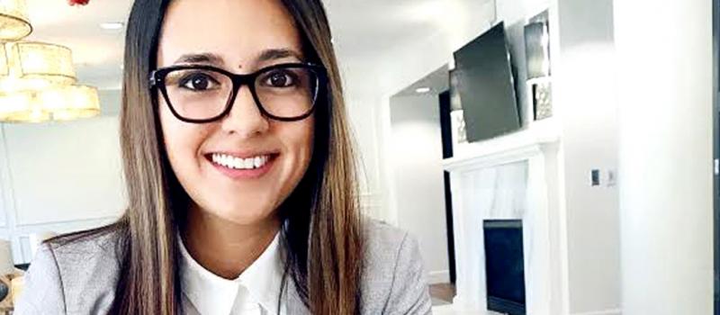 Karla  Valdivieso, fundadora de la aplicación de envío de productos, que conecta a viajeros con compradores.