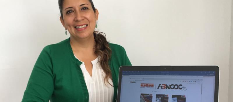 La docente Andrea Basantes Andrade considera que el ámbito de la educación virtual tiene mucha acogida.