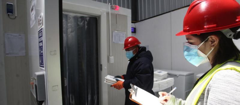 MTC Corp cuenta con una cámara de congelación y otra de refrigeración industriales para el acondicionamiento de los geles que van en sus soluciones de embalaje. Foto: Julio Estrella / LÍDERES