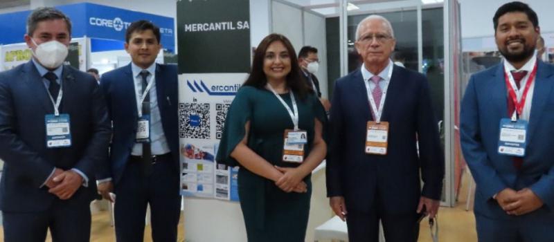 Las autoridades peruanas y representantes de la empresa Mercantil estuvieron presentes en el lanzamiento de la marca MinePerú. Cortesía: Mercantil
