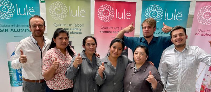 La marca Lulë está en el mercado desde julio del 2018 y están en el proceso de convertirse en una Empresa B, de triple propósito. Foto cortesía: Lulë Care