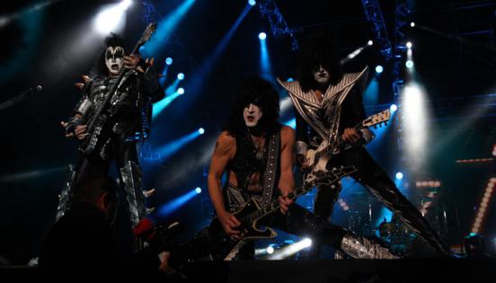 Kiss se presentó en Quito el 12 de abril de 2015. Foto: Vicente Costales /El Comercio